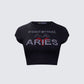 Elowen Black Aries Graphic Top product front