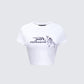 Chaya White Graphic Tee product front