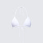 Twyla White Triangle Bikini Top product front