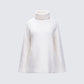 Dorinda Cream Oversized Turtleneck Sweater product front