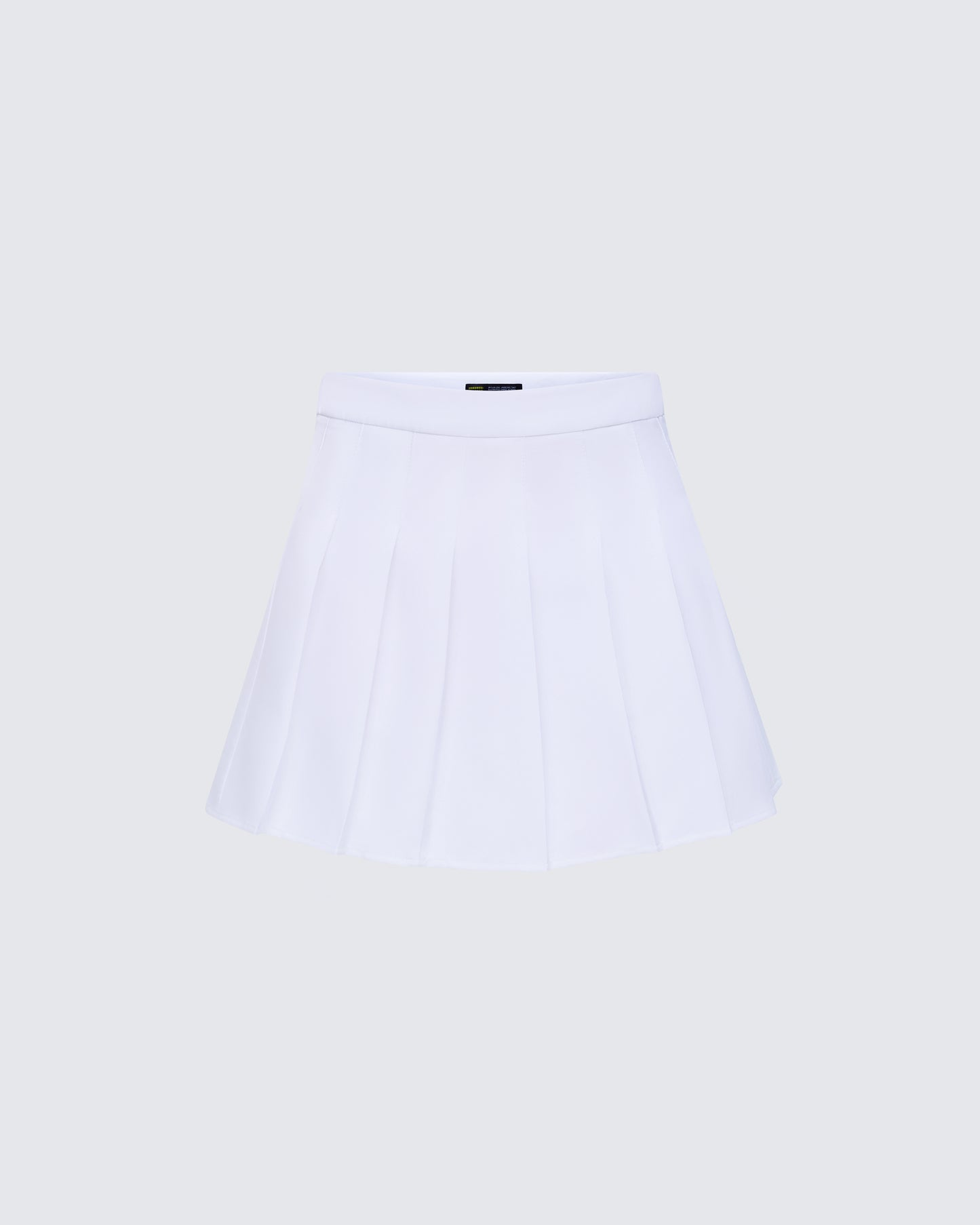 Bella White Pleated Tennis Skirt