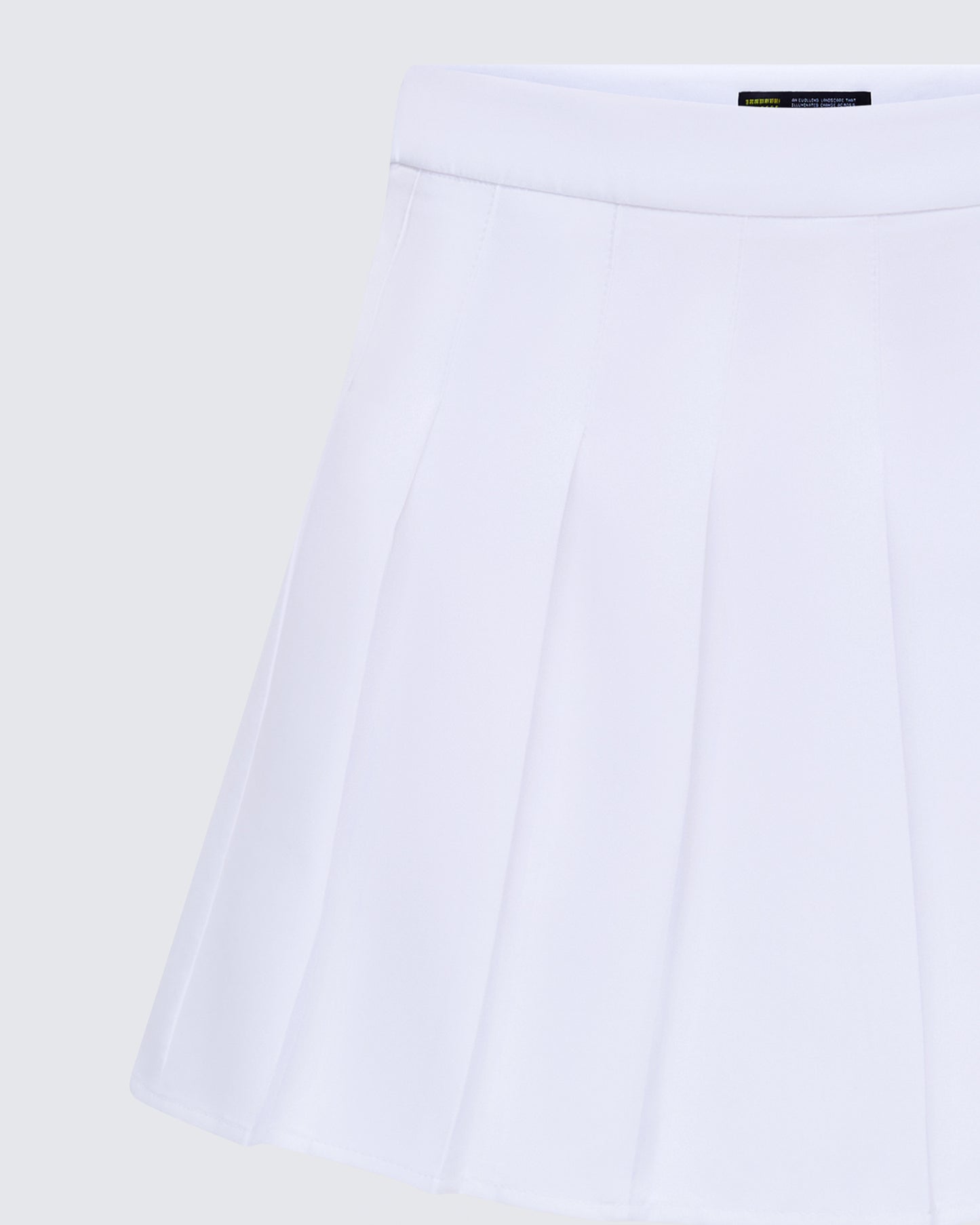 Bella White Pleated Tennis Skirt