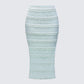 Ursuline Sage Ruffle Trim Skirt product front