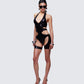 Vivian Black Cut Away Playsuit
