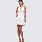 Sunniva White Corset Mini Dress