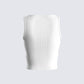 Ezra White Logo Tank Top
