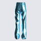 Asta Metallic Blue Trouser Pant