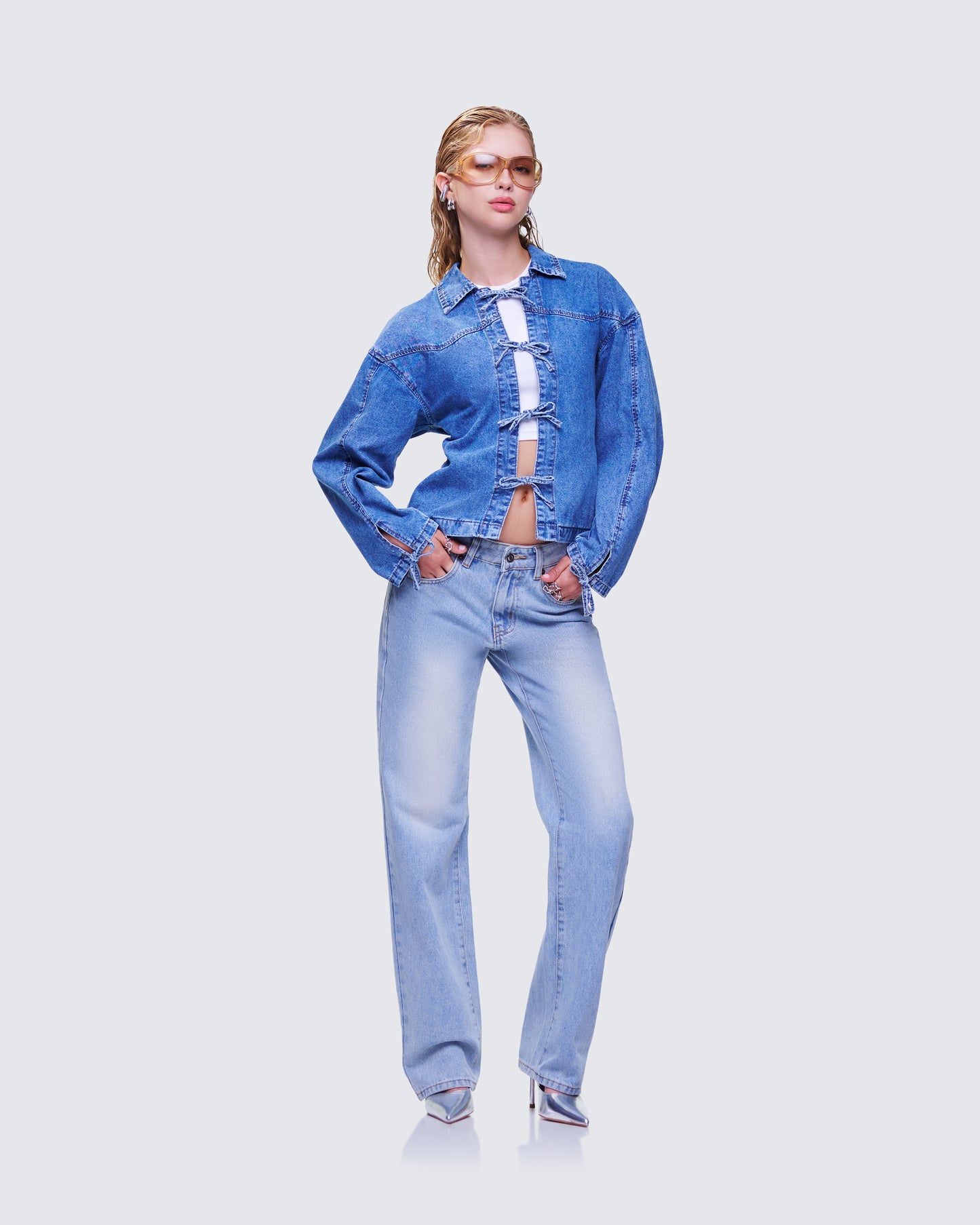 Freesia Denim Set