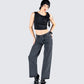 Frieda Grey Denim Wide Leg Jean