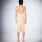 Tyra Ivory Lace Halter Midi Dress