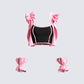 Gabriela Multi Ruffle Top & Cuffs 3d product front