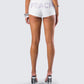 Gaia White Graphic Mini Short