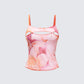 Galiana Peach Charm Cut Out Cami Top product front