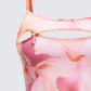 Galiana Peach Charm Cut Out Cami Top