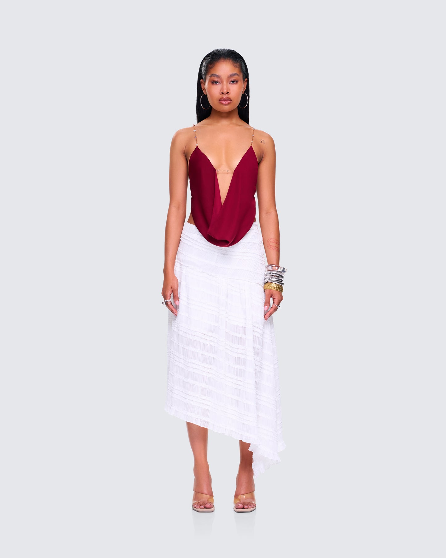 Ginger Maxi Set model front