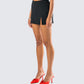 Gloria Black Crepe Mini Skort