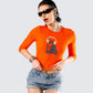Hadleigh Orange Graphic Tee