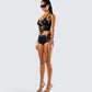 Halsey Black Lace Set