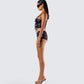 Halsey Black Lace Set