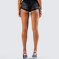 Halsey Black Lace Side Tie Short
