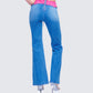 Hara Blue Low Rise Foldover Jean