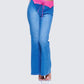 Hara Blue Low Rise Foldover Jean
