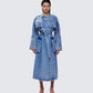 Hestia Denim Trench Coat model front