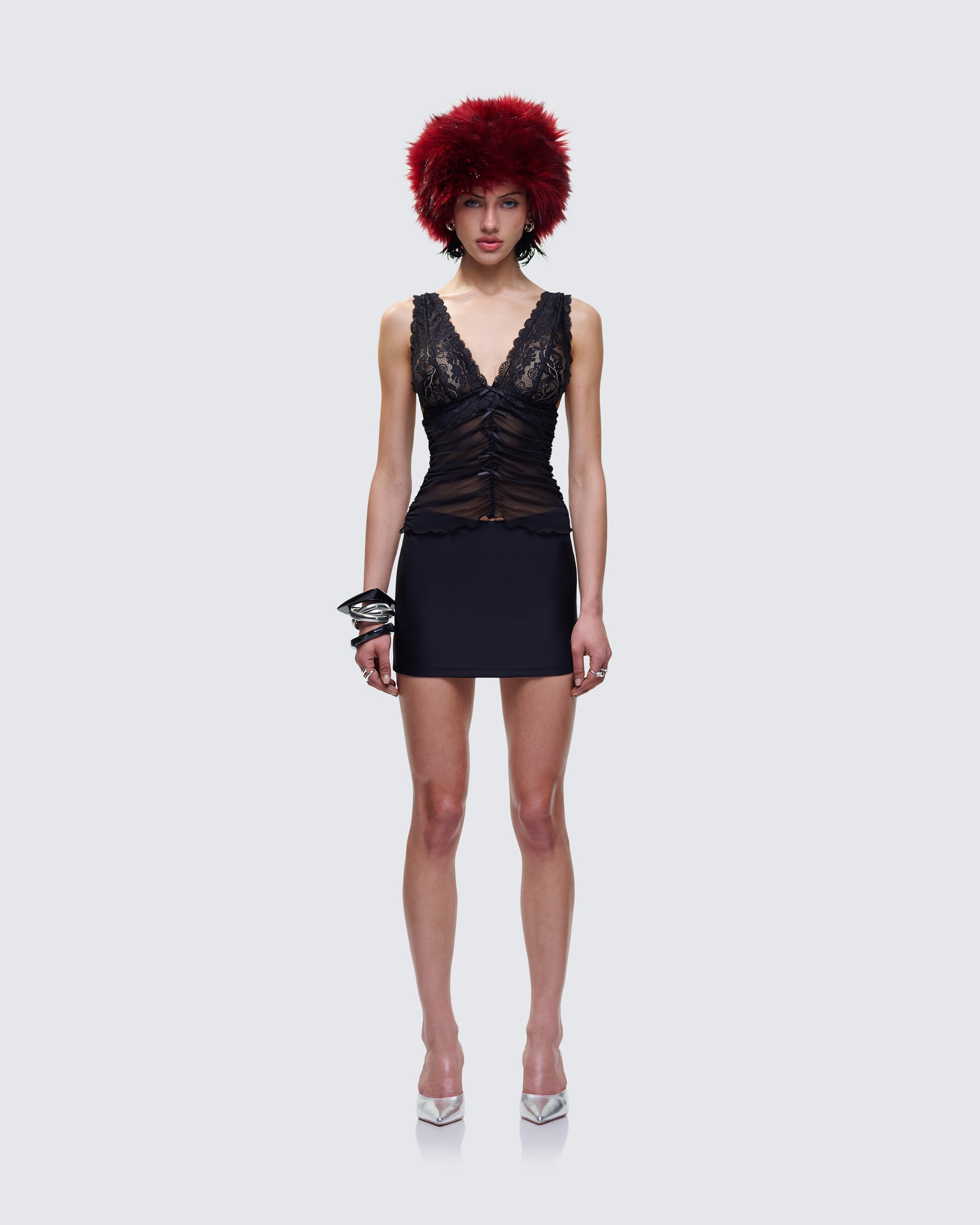Hyacinth Midnight Set model front