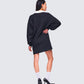 Iden Black Rugby Polo Dress