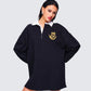 Iden Black Rugby Polo Dress