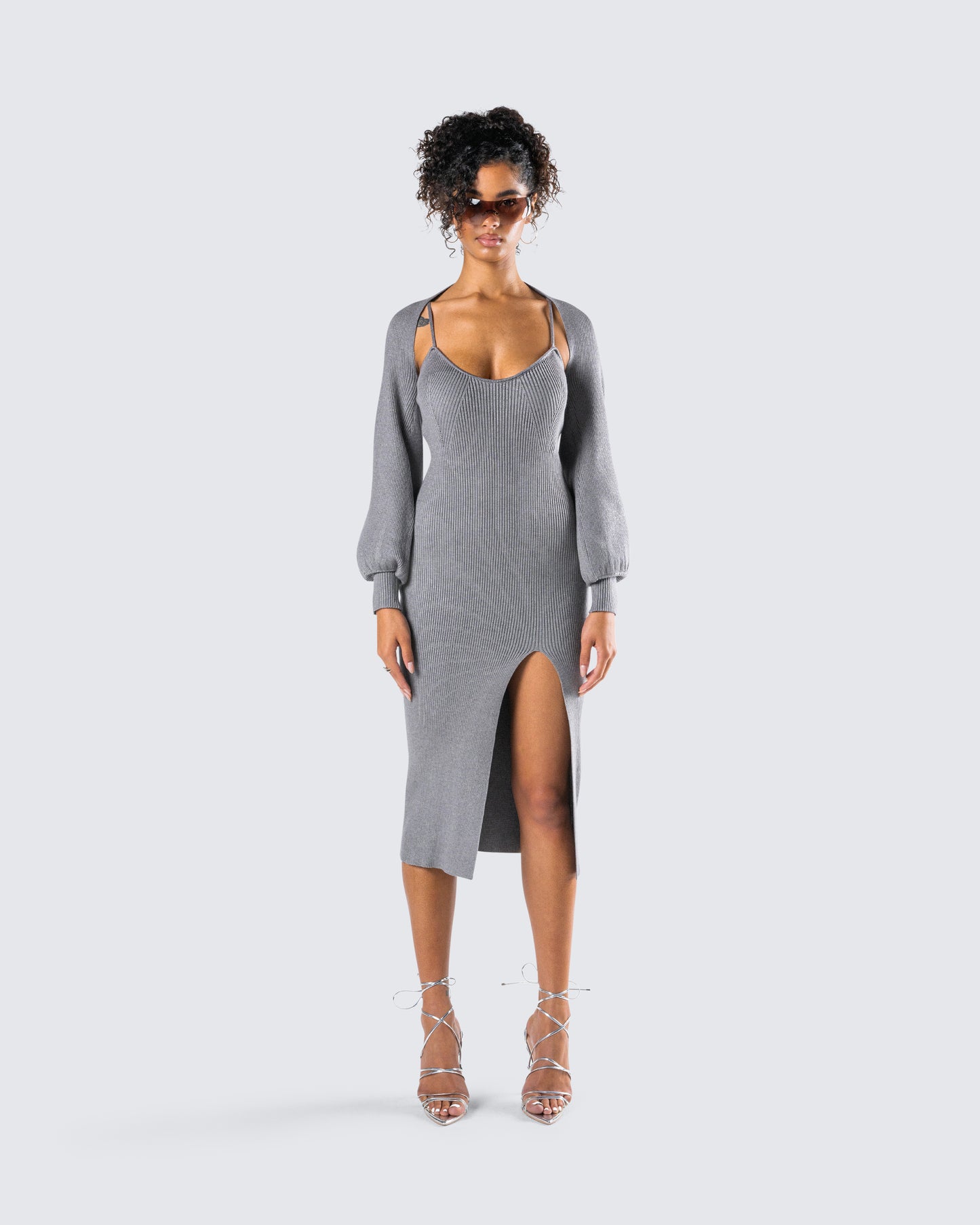 Ilana Sweater Set model front