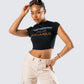 Ilse Black Aquarius Rhinestone Top
