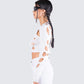 Iman White Cut Out Top