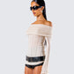 Imelda Ivory Off Shoulder Top