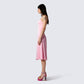 Chrishell Satin Cut Out Midi Dress