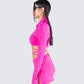 Irene Pink Wrap Top