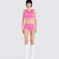 Irie Pink Knit Set model front