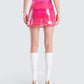 Irie Pink Sequin Mini Skirt