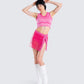 Irie Pink Sequin Mini Skirt