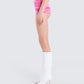 Irie Pink Zig Zag Knit Booty Short