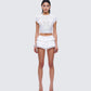 Isha Ruffle Set model front