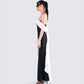 Ishita Black Draped Maxi Dress