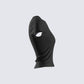 Itzel Black Jersey Knit Top