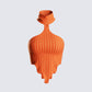 Ivica Rust Rib Knit Top 3d product front