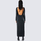 Izel Black Backless Maxi Dress