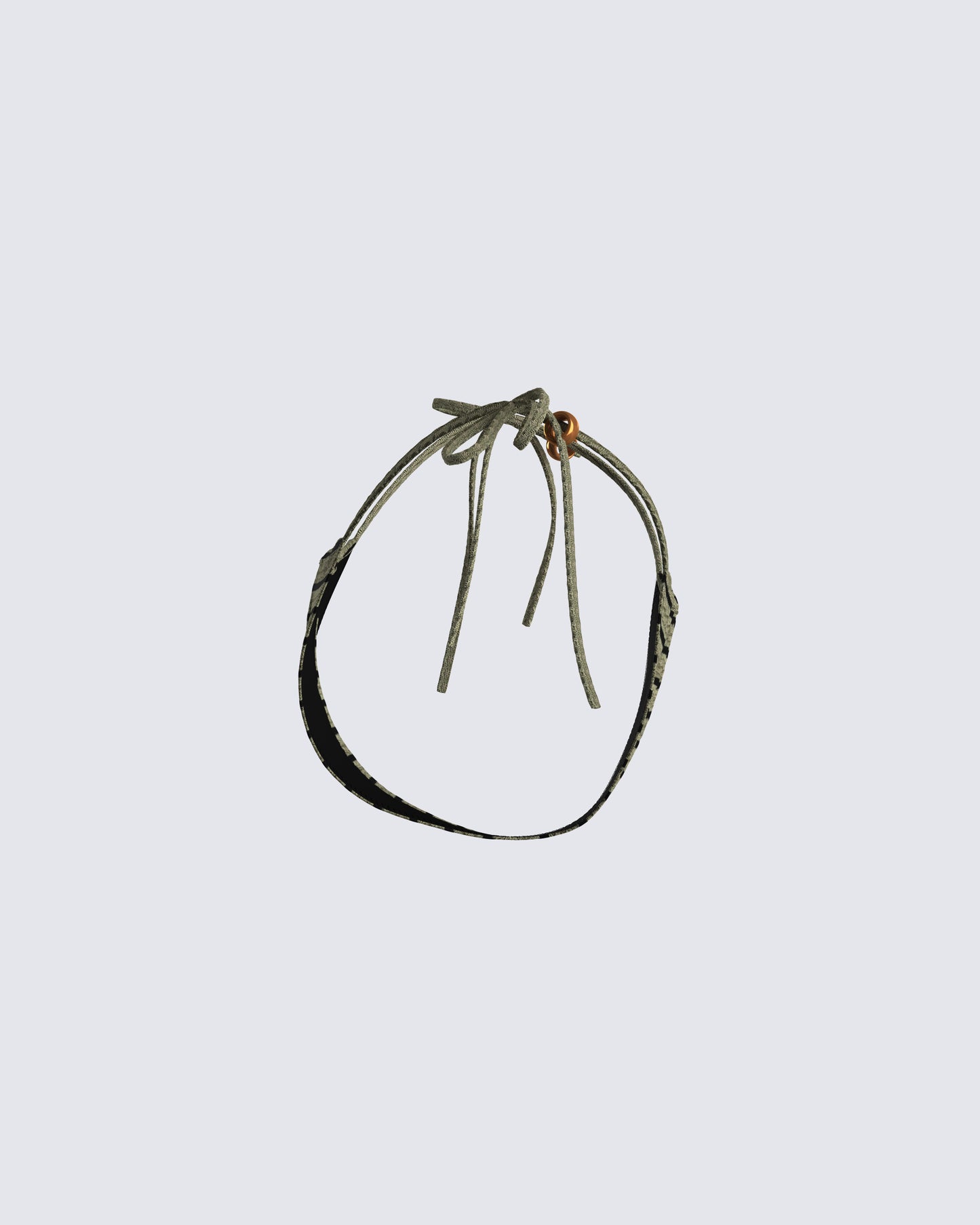 Izzy Olive Stripe Bikini Bottom