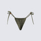 Izzy Olive Stripe Bikini Bottom