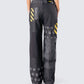 Jacko Printed Patchwork Pants