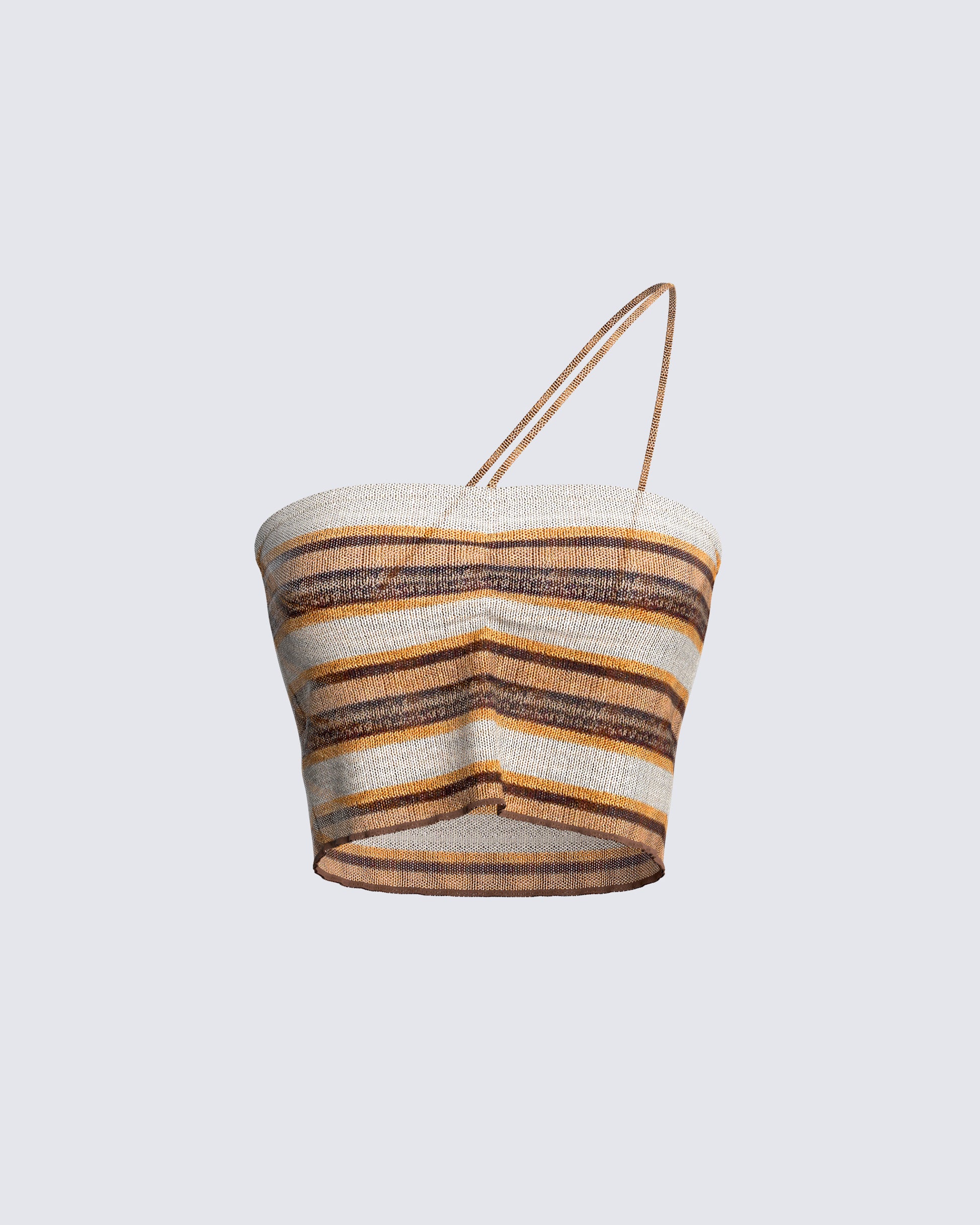 Jade Multi Stripe Sweater Top 3d product front