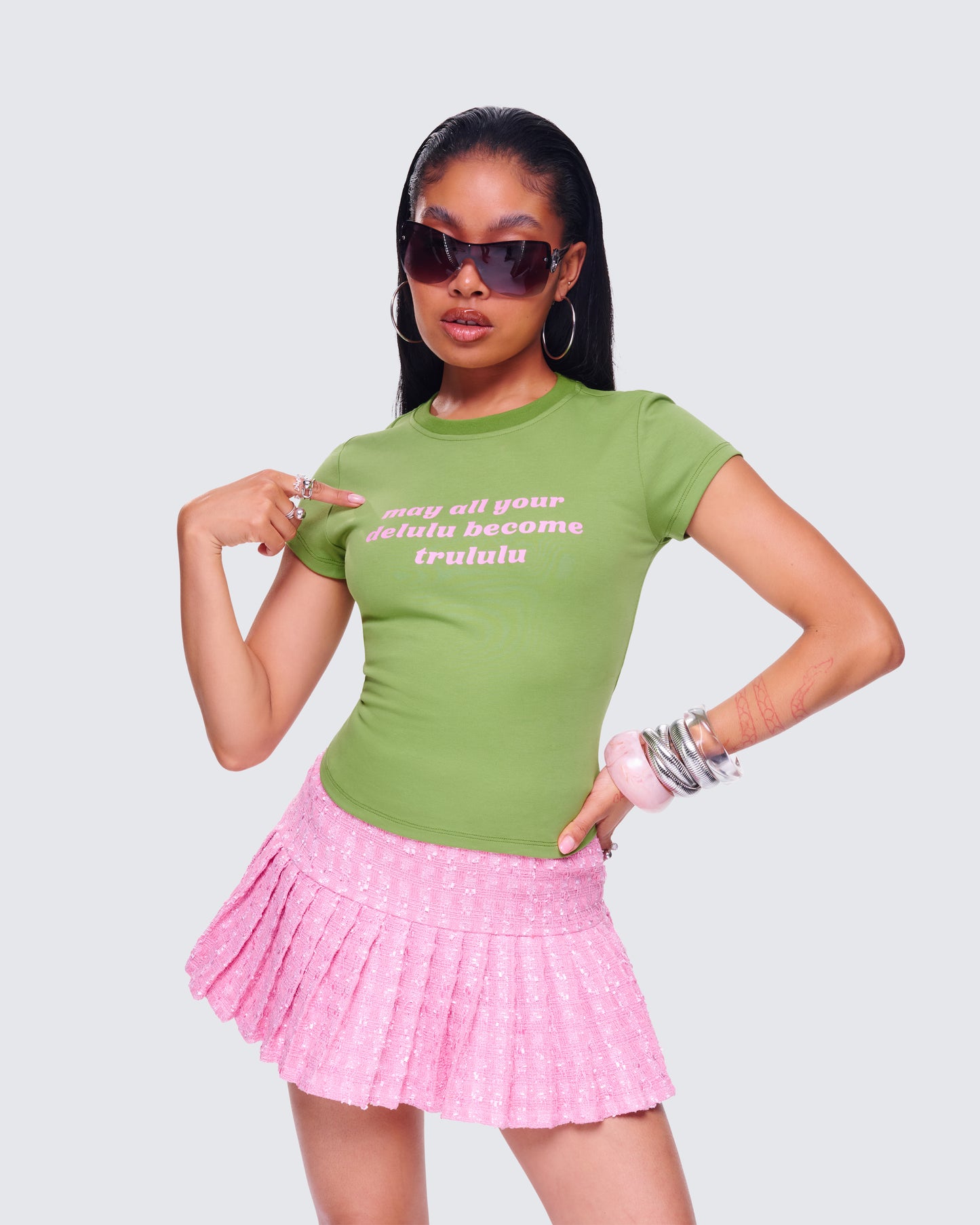 Jaidyn Green Graphic Tee